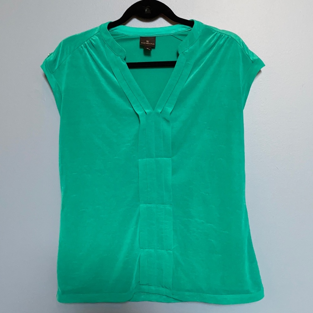 Worthington cap sleeve top